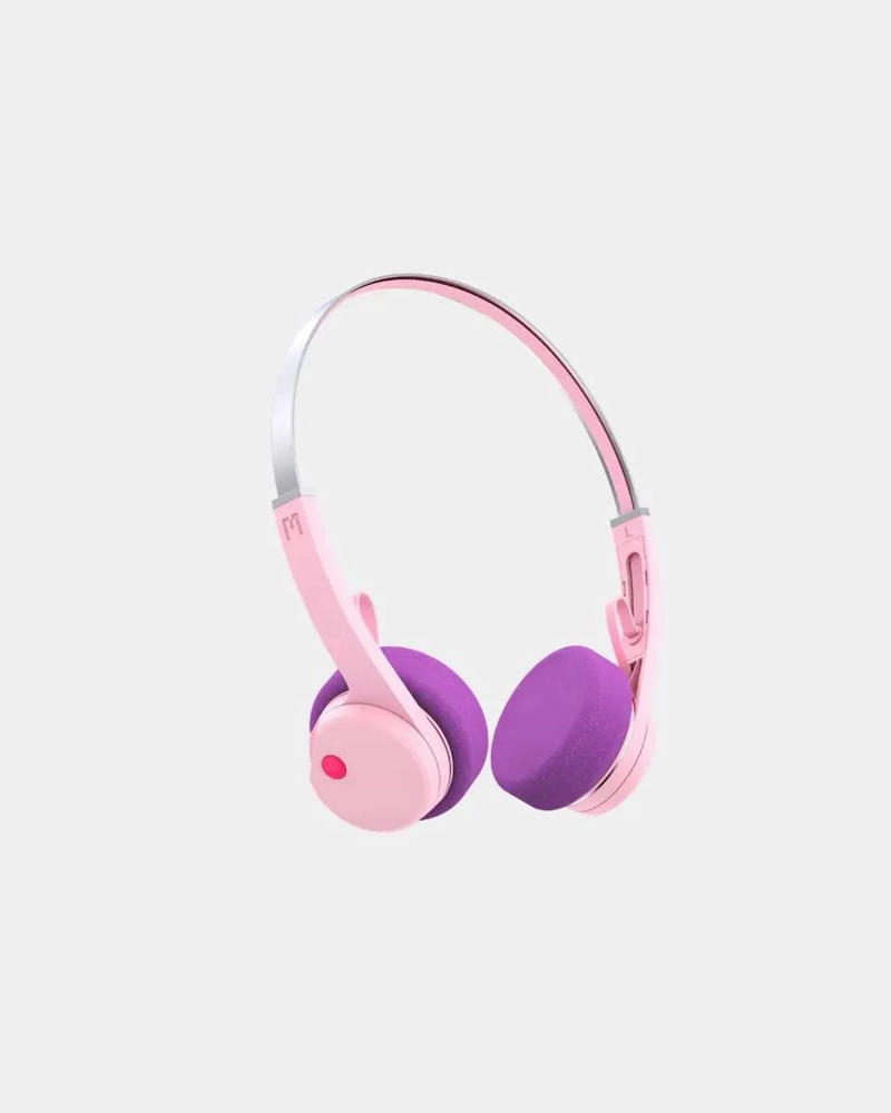 AUDIFONOS ON-EAR BLUETOOTH 5.3 ROSA RETRO - 5