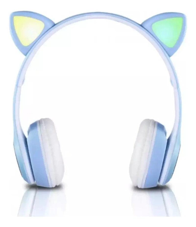 AUDIFONOS INALAMBRICOS BLUETOOTH INFANTIL DISEÑO GATO - 3