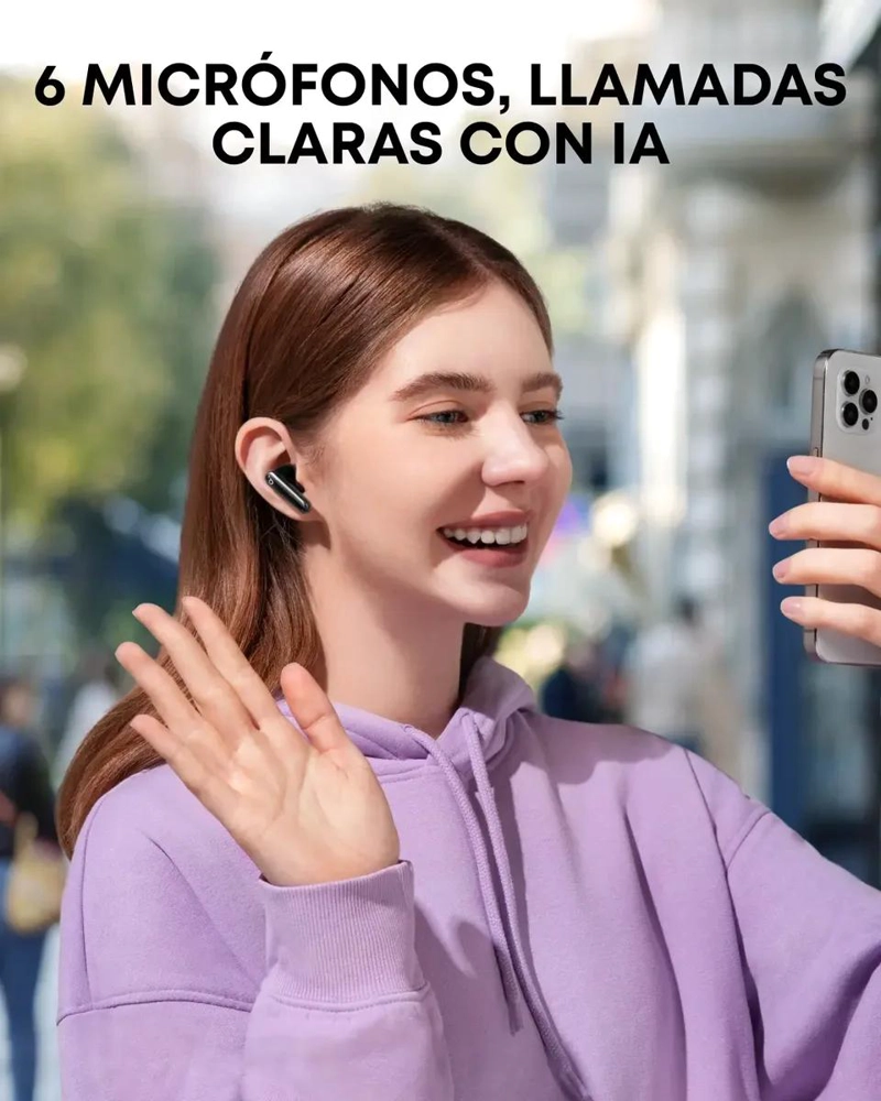 AUDIFONOS BLUETOOTH IN EAR CON CANCELACION DE RUIDO - 4