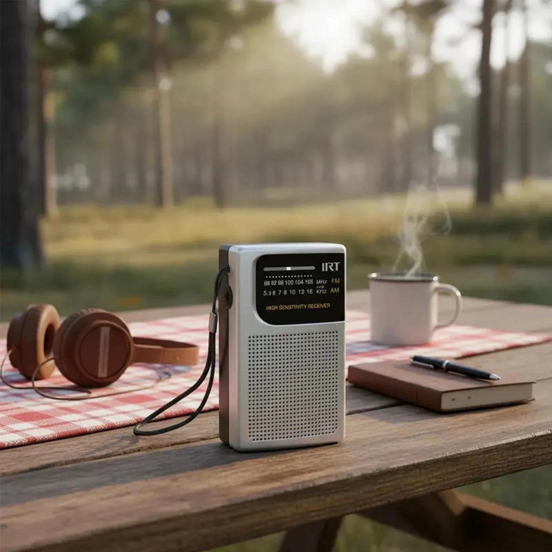 RADIO PORTATIL DE BOLSILLO AM/FM PLATEADA - 5