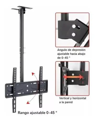 SOPORTE DE TECHO GIRATORIO PARA TV 32 A 70 PULGADAS - 3