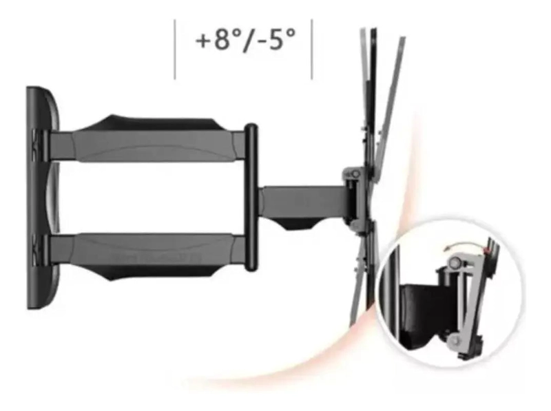 BASE SOPORTE PARA TV DE PARED AJUSTABLE 32 A 55 PULGADAS - 5