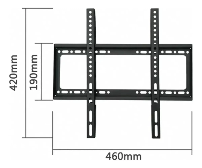 SOPORTE FIJO PARA TV DE 26 A 63 PULGADAS HASTA 50 KG - 2