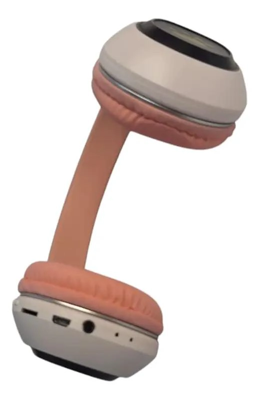 AUDIFONOS INALAMBRICOS BLUETOOTH CON LUZ RGB PARA NIÑOS - 3
