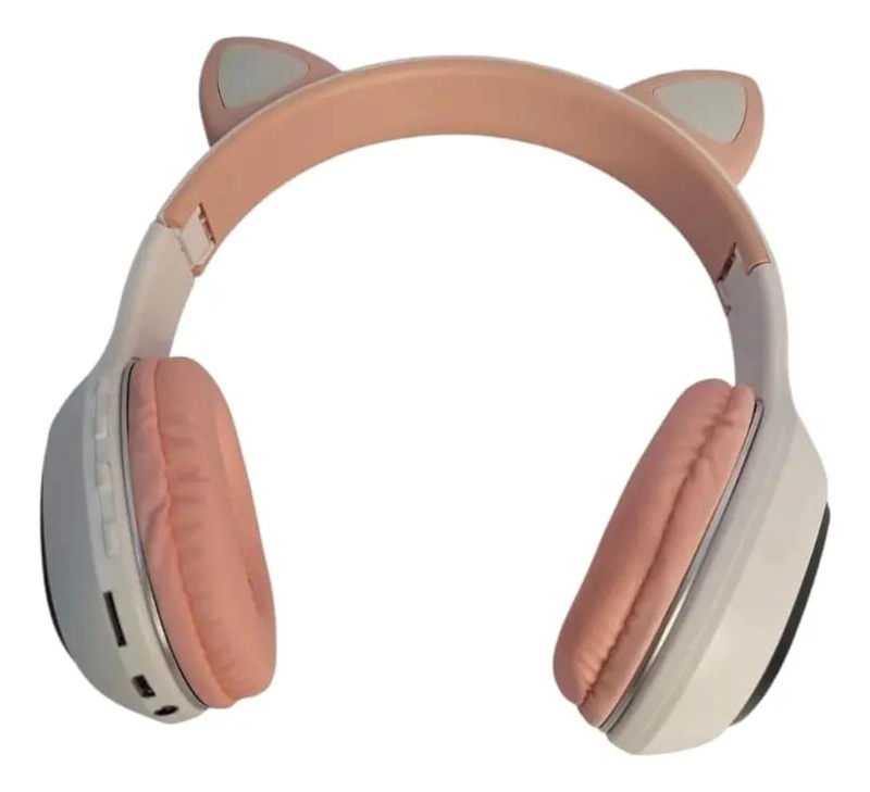 AUDIFONOS INALAMBRICOS BLUETOOTH CON LUZ RGB PARA NIÑOS - 4