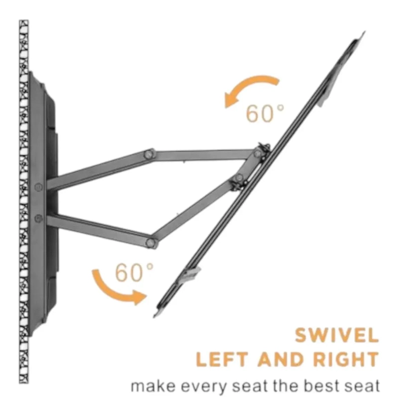 SOPORTE PARA TV DE 32 A 70 PULGADAS HASTA 45 KG - 2