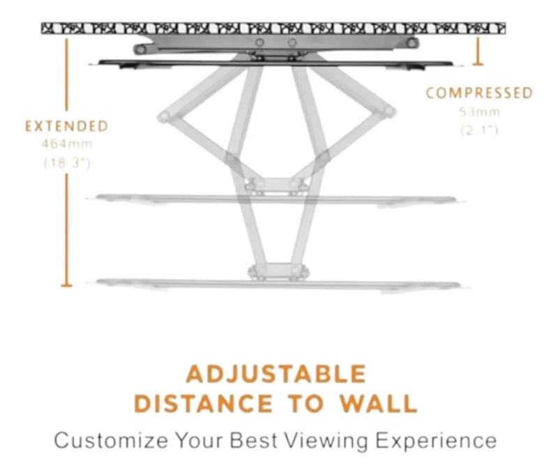 SOPORTE PARA TV DE 32 A 70 PULGADAS HASTA 45 KG - 4