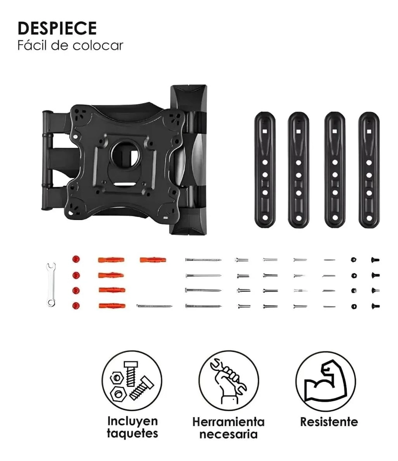 SOPORTE DE PARED ARTICULADO PARA TV 32-65 PULGADAS - 3