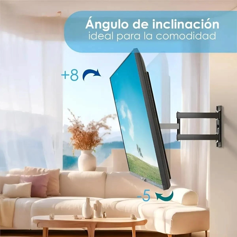 SOPORTE DE PARED ARTICULADO PARA TV 32-65 PULGADAS - 4