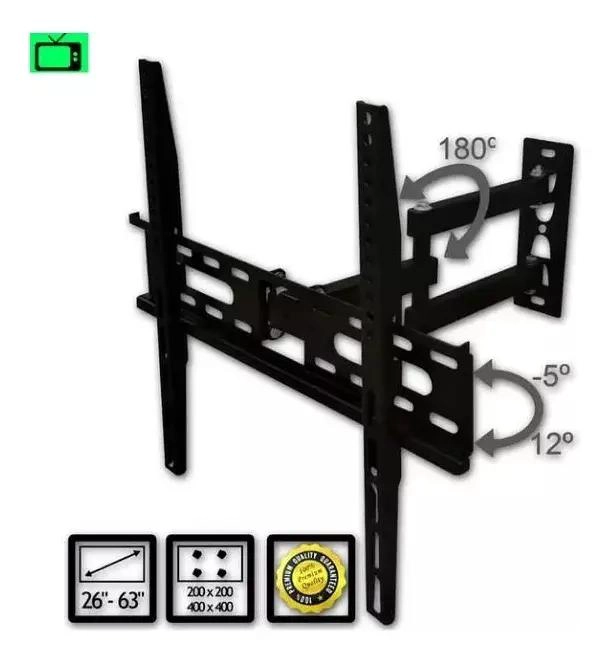 SOPORTE PARA TV DE 26 A 63 PULGADAS CON GIRO 180° - 2