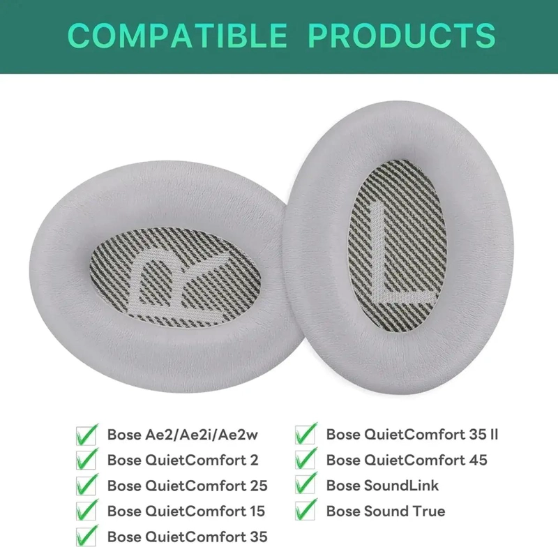 ALMOHADILLAS DE REPUESTO PARA AUDIFONOS BOSE QUIETCOMFORT - 3