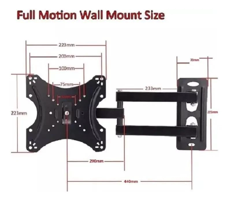 SOPORTE DE TV CON BRAZO PARA PANTALLAS DE 14 A 42' - 5