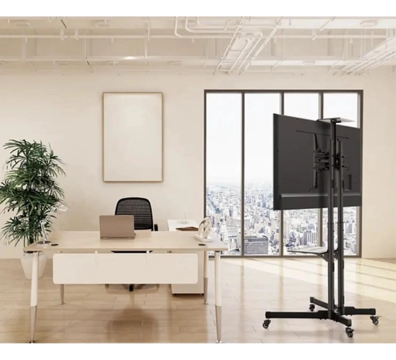 SOPORTE MOVIL UNIVERSAL PARA TV CON RUEDAS GRANDES - 5