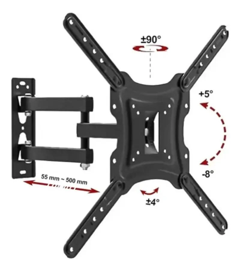 SOPORTE DE TV CON BRAZO DE ACERO PARA PANTALLAS 26 A 65' - 3