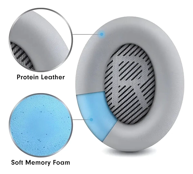 ALMOHADILLAS DE REPUESTO PARA AUDIFONOS BOSE QUIETCOMFORT - 2