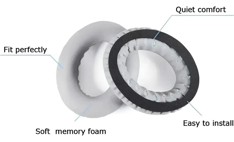 ALMOHADILLAS DE REPUESTO PARA AUDIFONOS BOSE QUIETCOMFORT - 4
