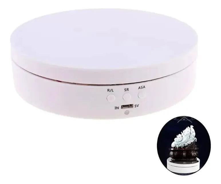 SOPORTE GIRATORIO DE EXHIBICION 360° 13.8 CM CON 3 VELOC - 4