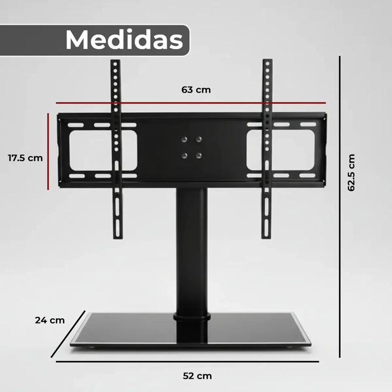SOPORTE FIJO PARA TV DE 37 A 70 PULGADAS HASTA 40KG - 2