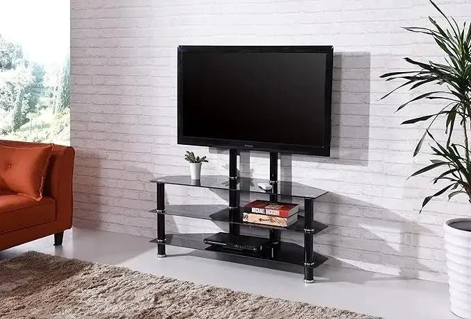 SOPORTE UNIVERSAL 3 BANDEJAS VIDRIO TEMPLADO 21-50' - 5