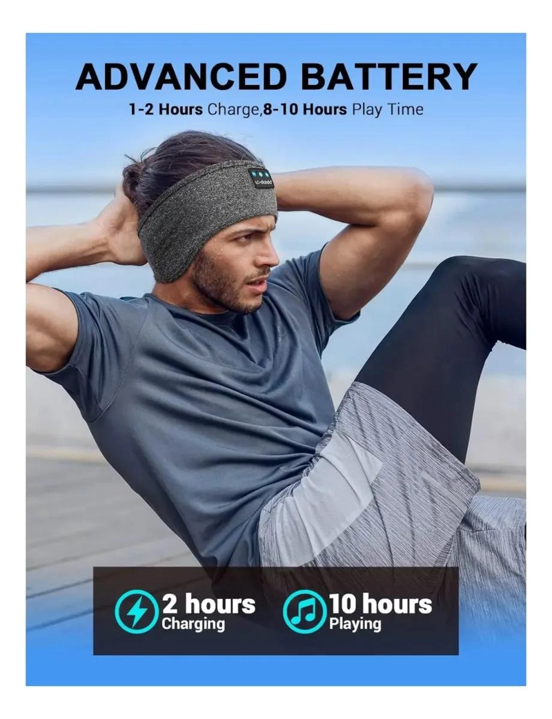 AURICULARES INALAMBRICOS CON CINTA PARA DEPORTE Y DORMIR - 5