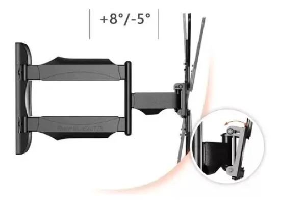 BASE SOPORTE DE PARED PARA TV 32 A 55 PULGADAS AJUSTABLE - 5