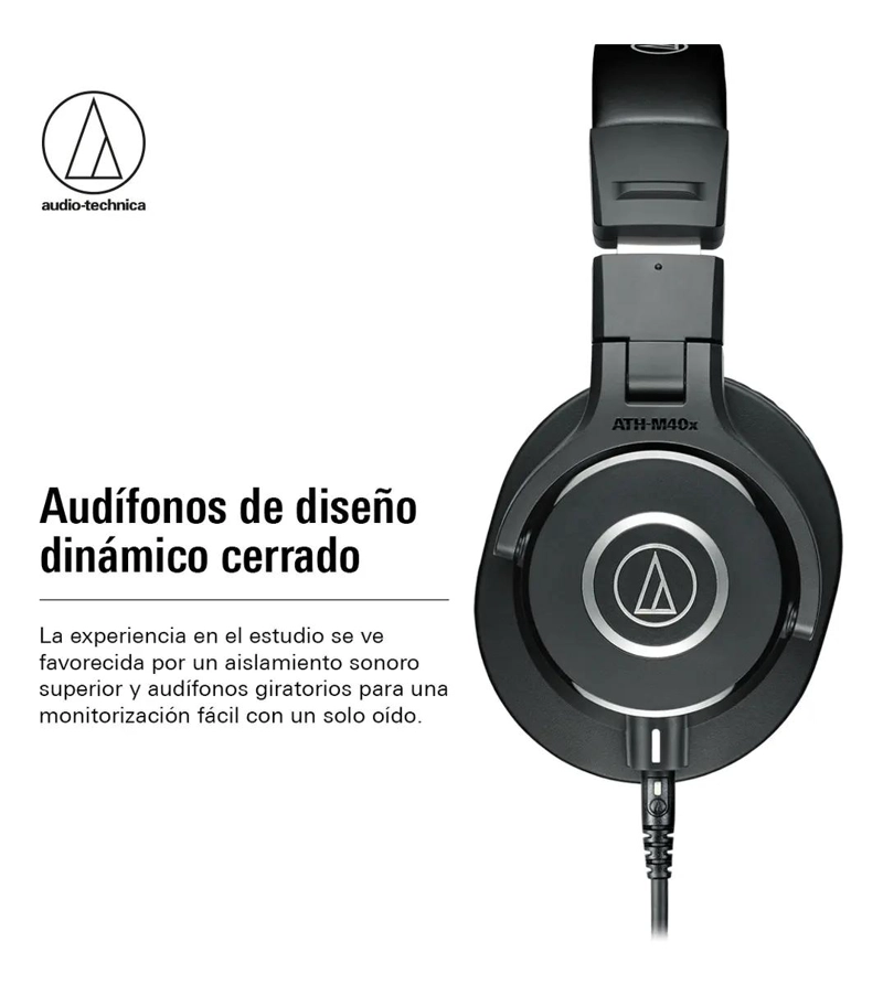 AUDIFONOS PROFESIONALES DE MONITOREO CON SONIDO CLARO - 2