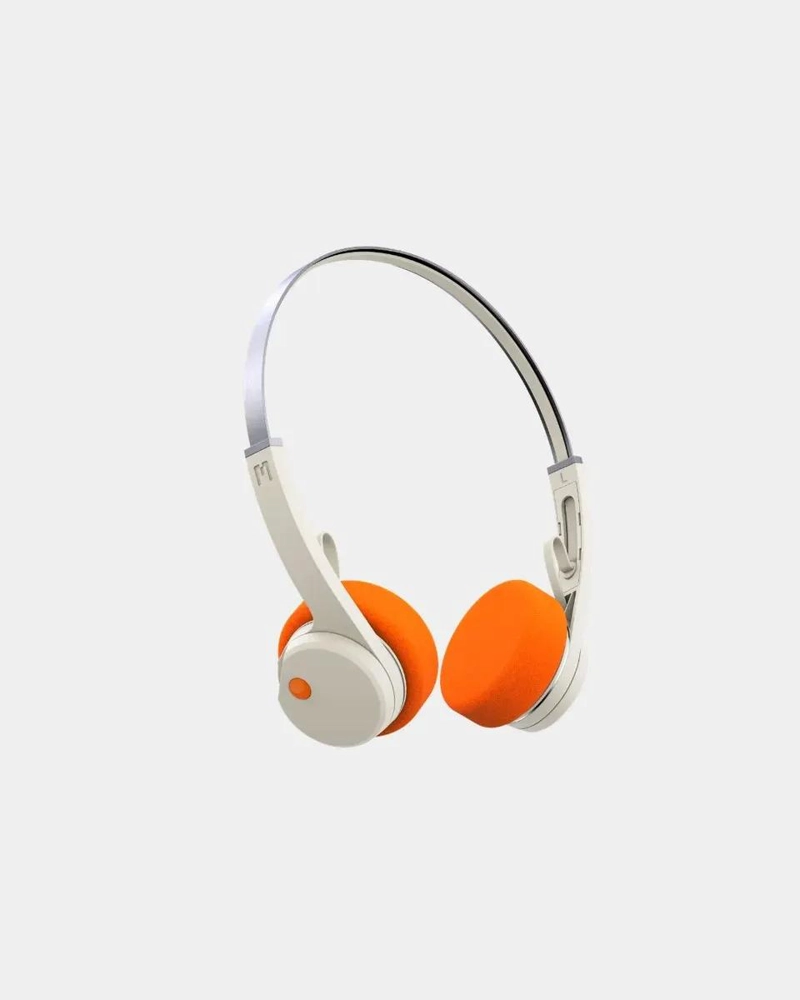 AUDIFONOS ON-EAR BLUETOOTH 5.3 BEIGE RETRO - 5
