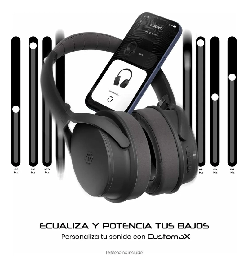 AUDIFONOS BLUETOOTH OVER EAR SLEVE EVO 2DA GEN - 5