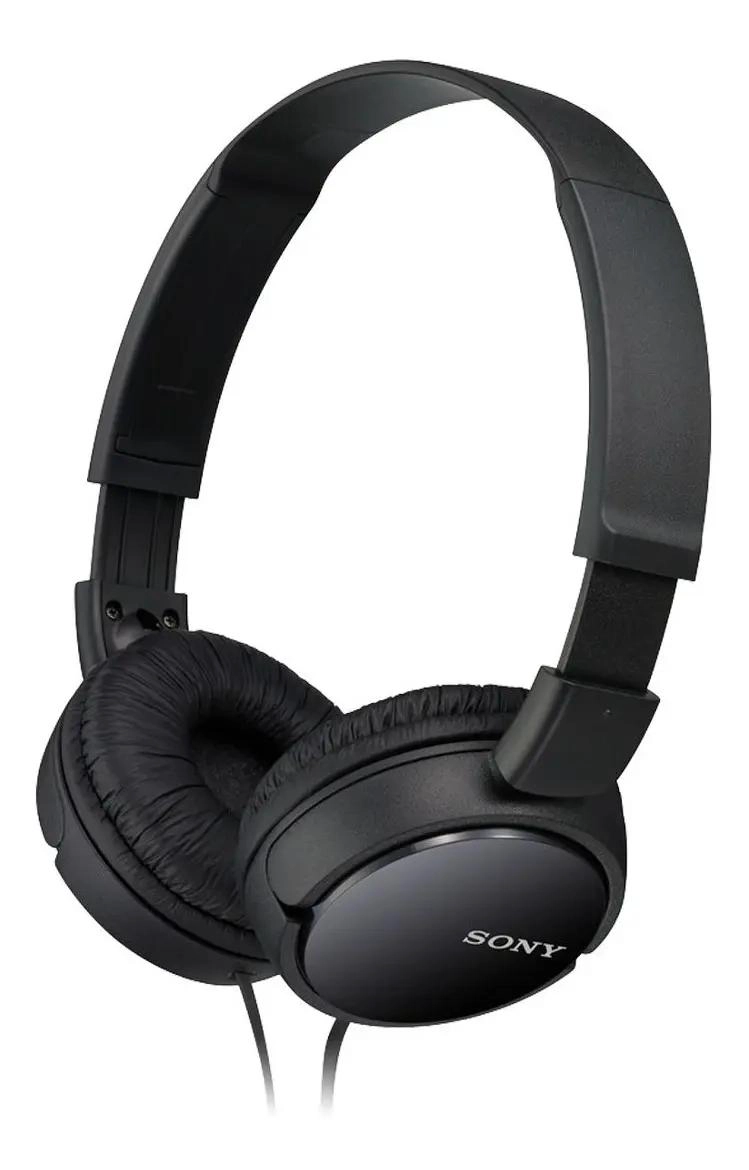 AUDIFONOS TIPO BANDA PARA CABEZA COLOR NEGRO - 1