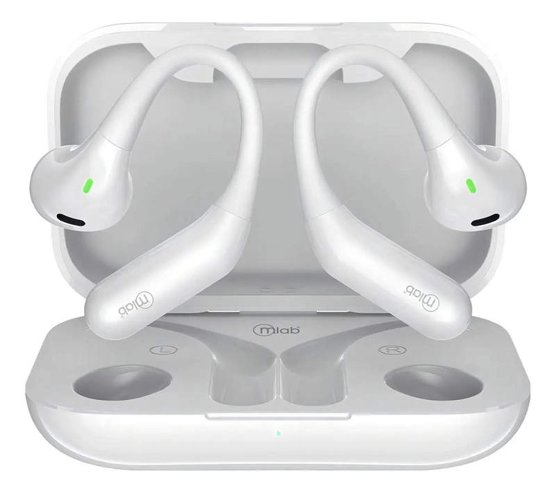 AUDIFONOS INALAMBRICOS DEPORTIVOS COLOR BLANCO - 1