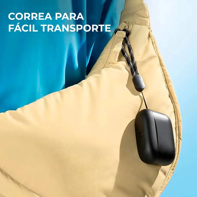 AUDIFONOS INALAMBRICOS NEGROS CON MICROFONO Y CONTROL - 5