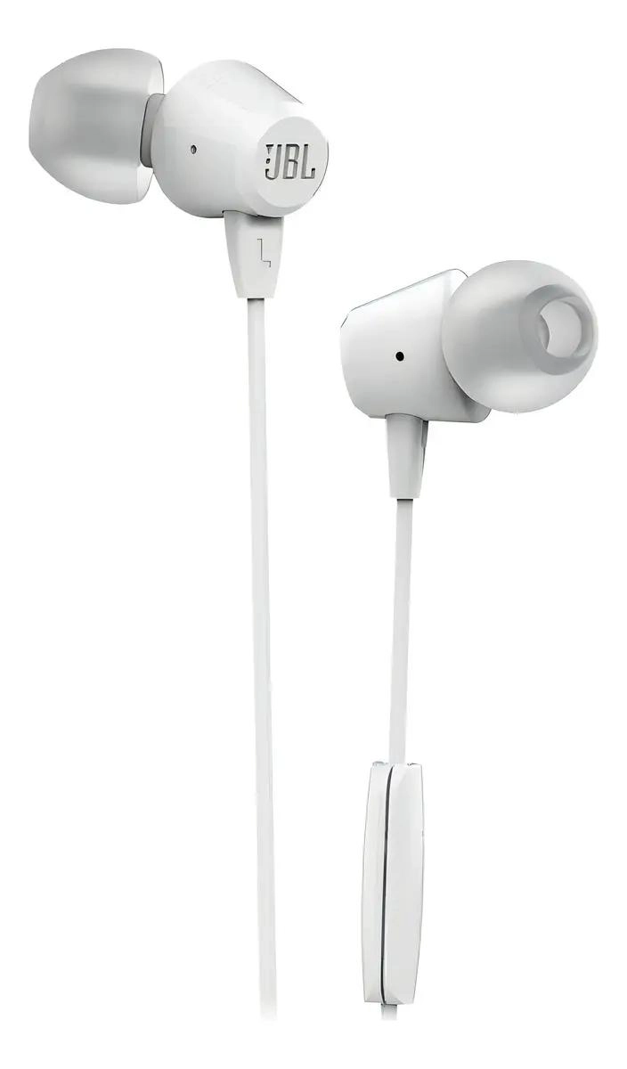 AUDIFONOS IN EAR CON MICROFONO BLANCO - 1