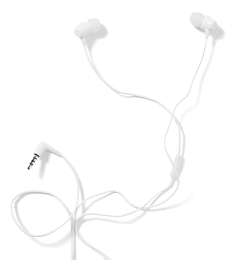 AUDIFONOS IN EAR CON MICROFONO BLANCO - 4