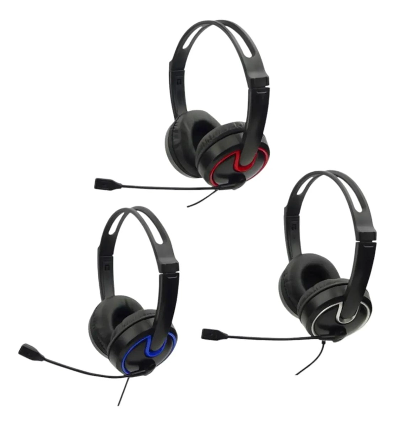 AUDIFONOS GAMER CON MICROFONO INTEGRADO NEGRO - 3
