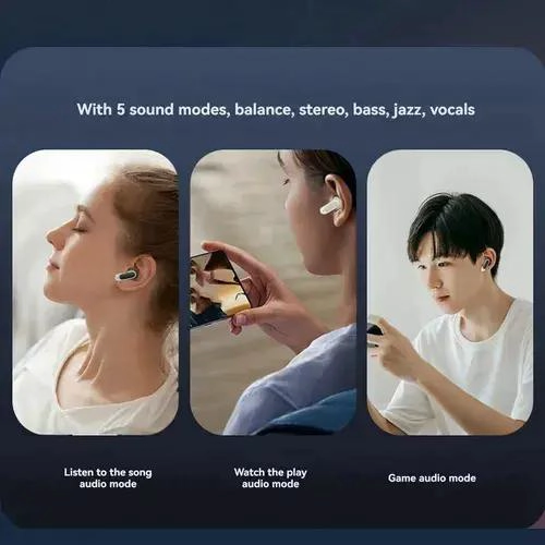 AURICULARES INALAMBRICOS CON PANTALLA Y CANCELACION DE RU - 5