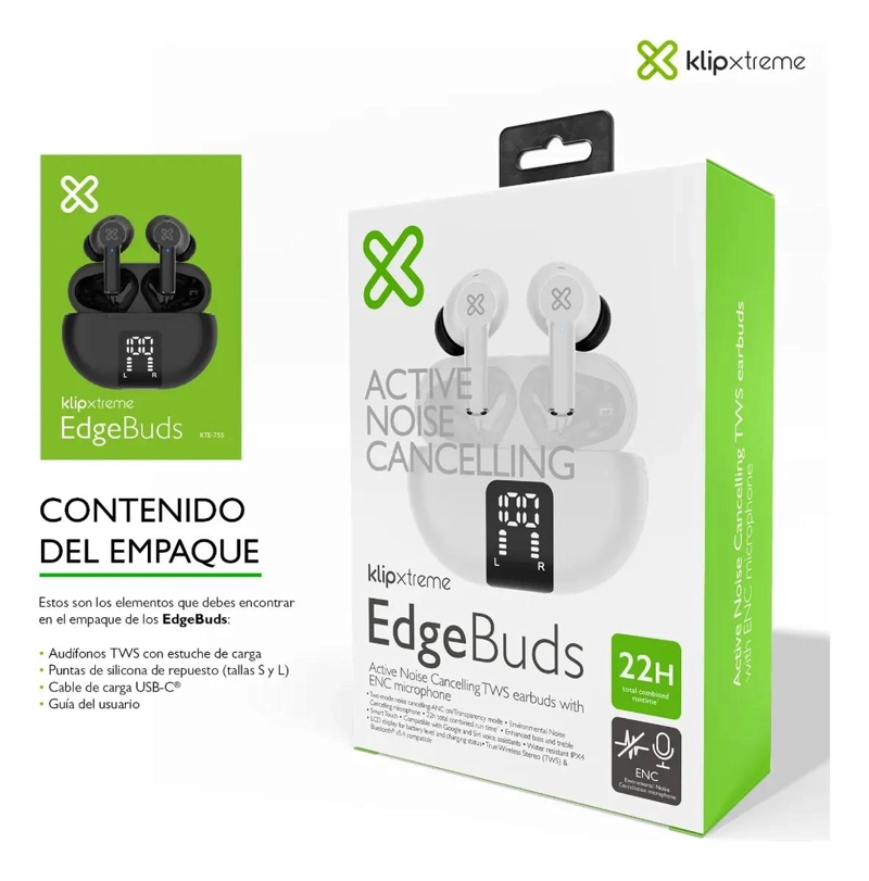 AUDIFONOS INALAMBRICOS TWS CON CANCELACION DE RUIDO - 5