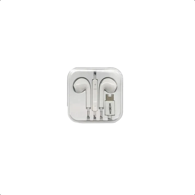 AUDIFONOS IN EAR TIPO C BLANCO CON MICROFONO - 4