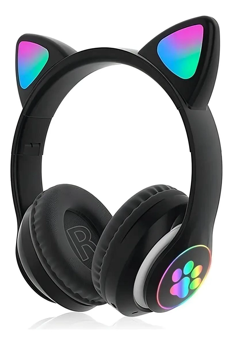 AUDIFONOS GAMER INALAMBRICOS BLUETOOTH CON OREJAS - 1