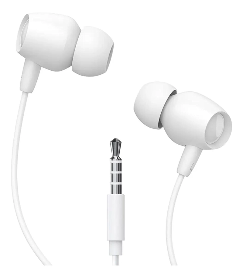 AUDIFONOS MANOS LIBRES CON CONEXION 3.5MM BLANCO - 1
