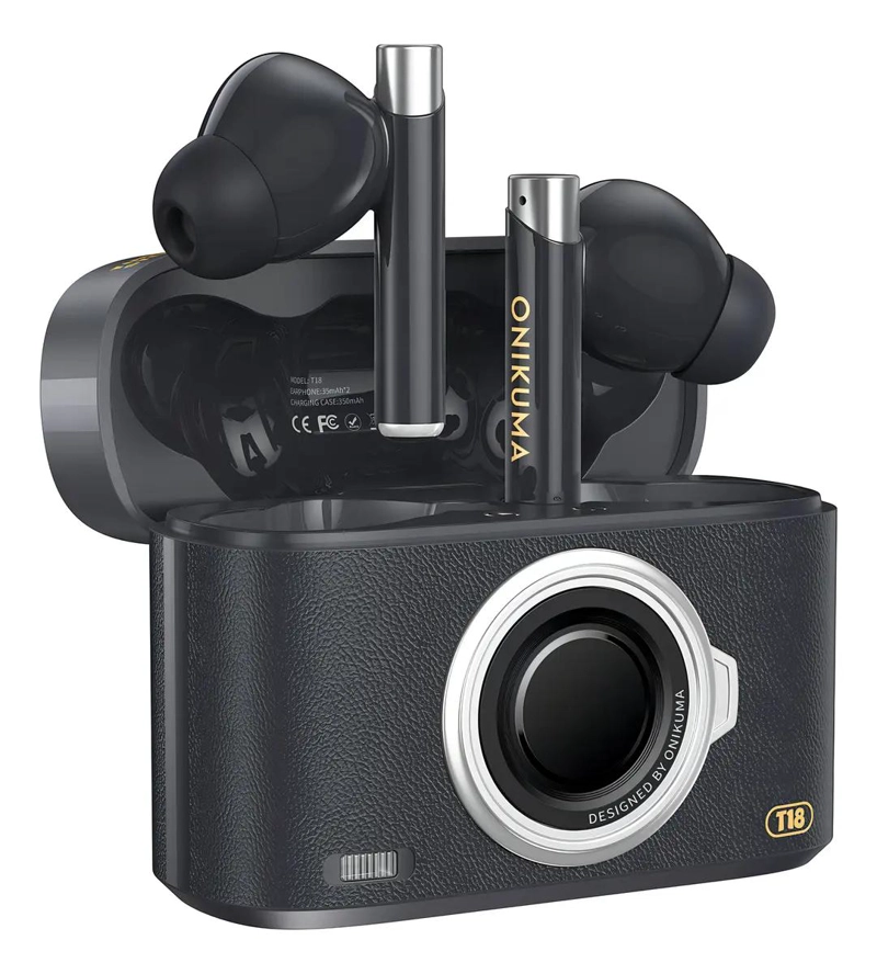 AUDIFONOS IN-EAR TWS T18 COLOR NEGRO - 2