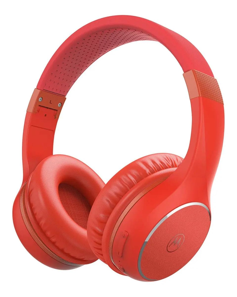 AUDIFONOS INALAMBRICOS BLUETOOTH COLOR ROJO - 1