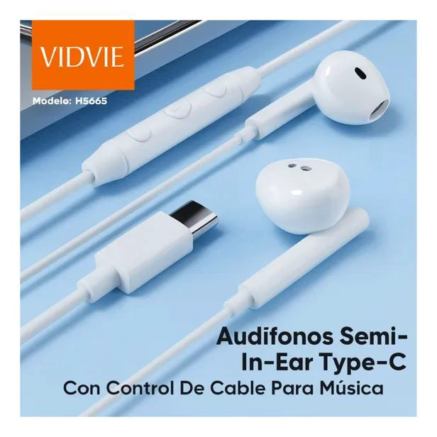 AUDIFONOS MANOS LIBRES CON CONECTOR TIPO C - 3