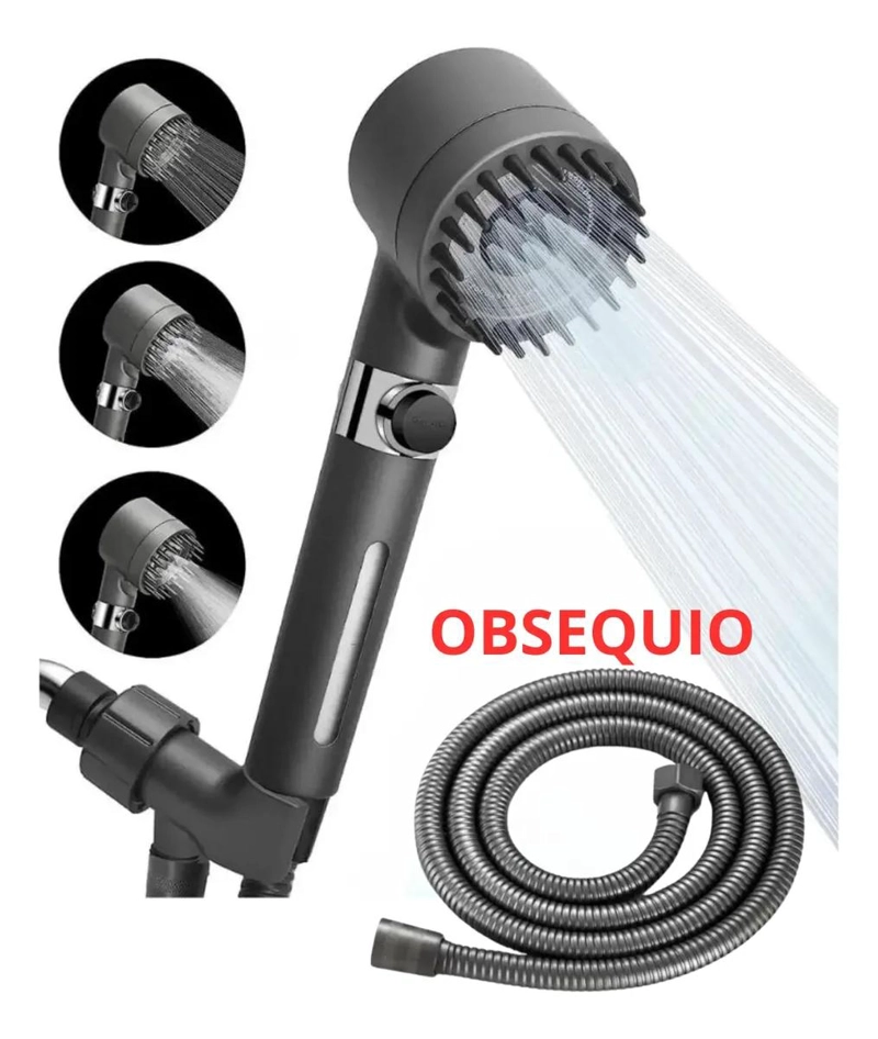 CABEZAL DE DUCHA TURBO 4 EN 1 CON MASAJEADOR - 2