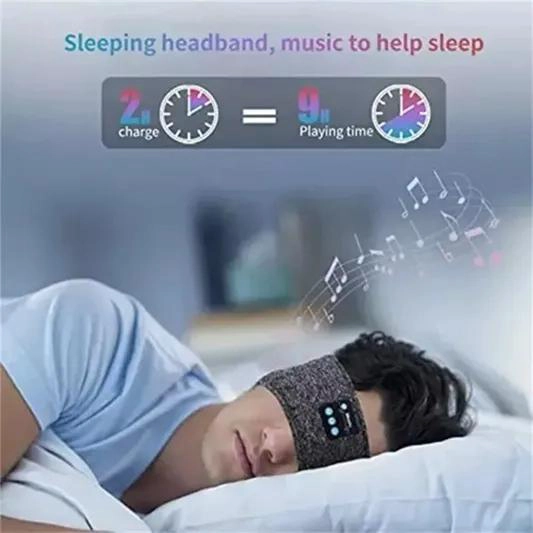 AUDIFONOS BLUETOOTH PARA DORMIR Y YOGA CON CINTILLO - 5
