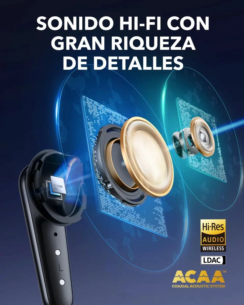 AUDIFONOS BLUETOOTH LIBERTY 4 PRO CON CANCELACION DE RU - 3