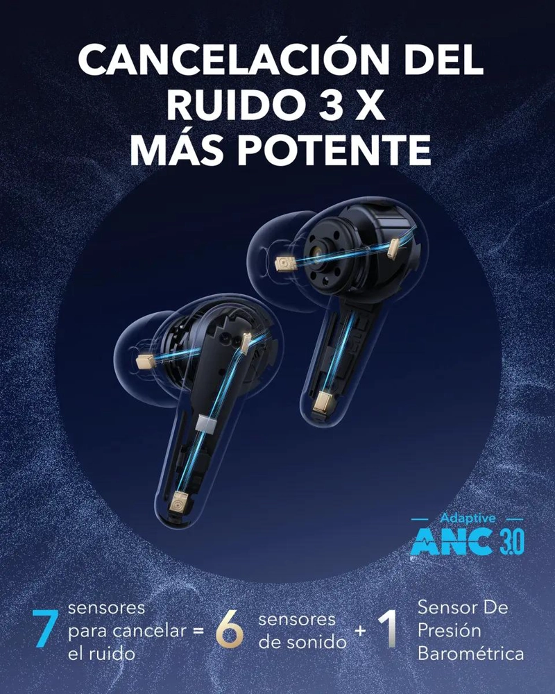 AUDIFONOS BLUETOOTH LIBERTY 4 PRO CON CANCELACION DE RU - 5