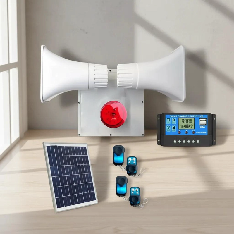 ALARMA COMUNITARIA SOLAR 120W CON WIFI Y 4 CONTROLES - 1