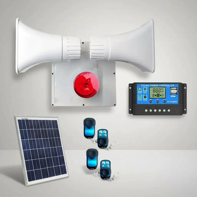 ALARMA COMUNITARIA SOLAR 120W CON WIFI Y 4 CONTROLES - 3