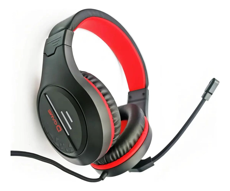 AUDIFONOS PARA PC GAMER CON MICROFONO Y AUXILIAR NEGRO - 1