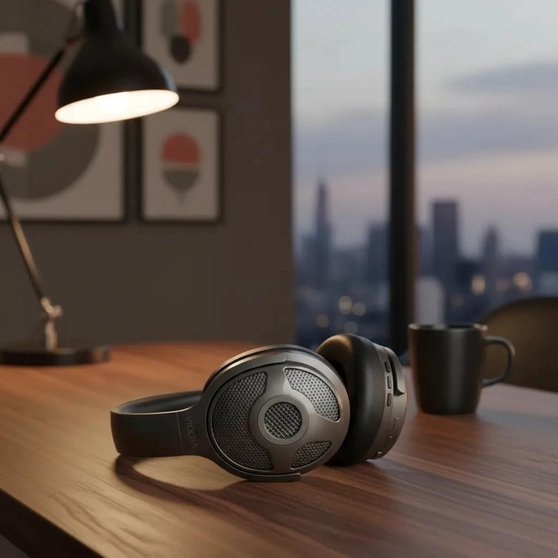 AUDIFONOS INALAMBRICOS OVER-EAR 40 HORAS 2 EN 1 - 5